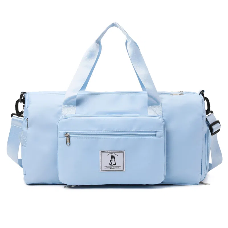 科物酷 运动折叠旅行独立鞋位干湿分离瑜伽旅行轻便行李包 牛津布 健身包 大号 男女同款情侣款 多色