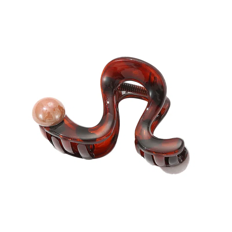 如花梦 大号几何高级感后脑勺盘发 亚克力 发夹 女款