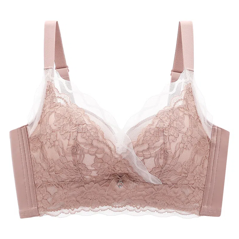 欧迪芬 透气蕾丝全包裹亲肤防下垂上托聚拢侧翼加高收副乳小胸显大文胸 女款