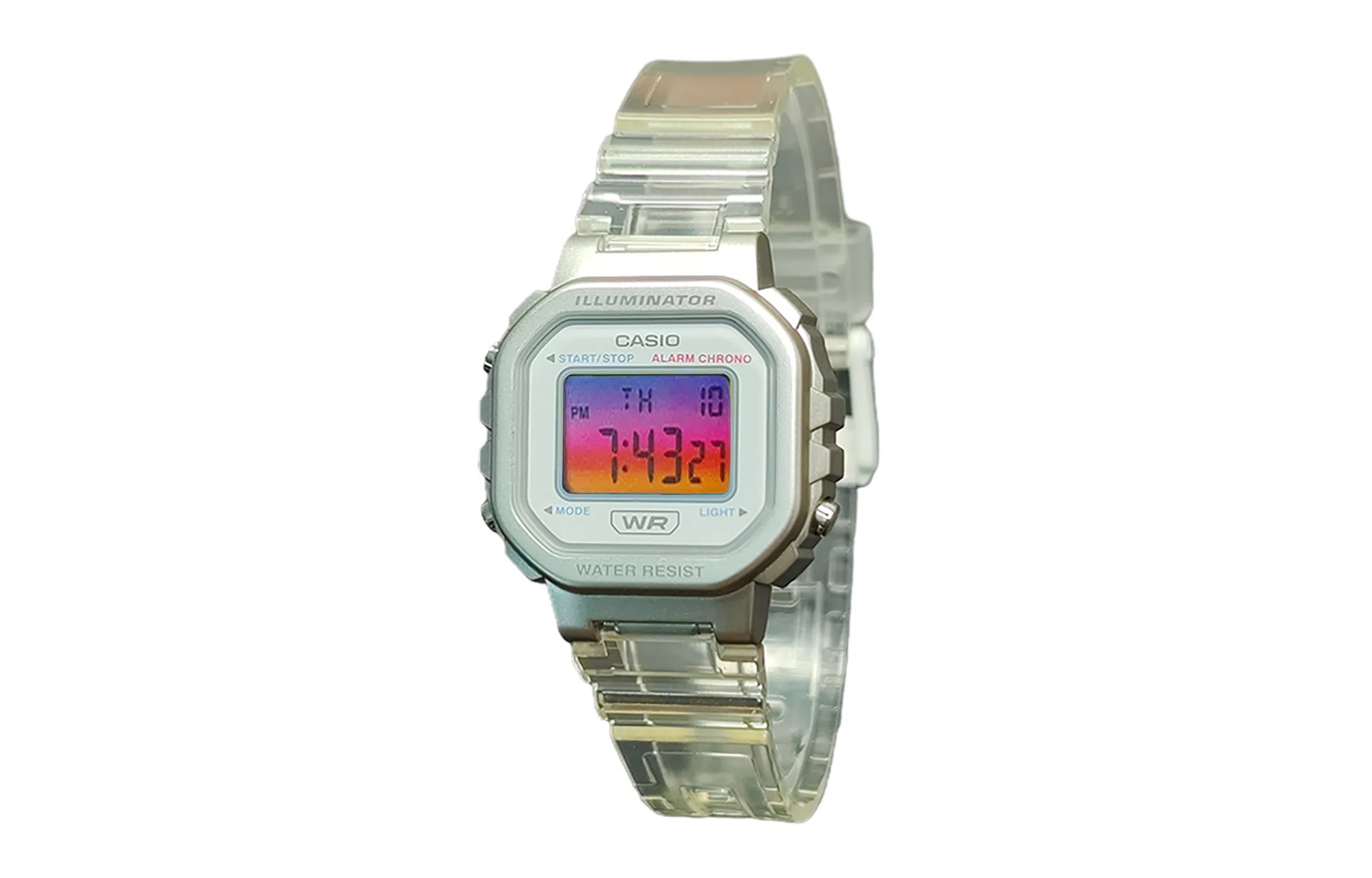 CASIO VINTAGE LA-20WHS-7A-Silver Aurora