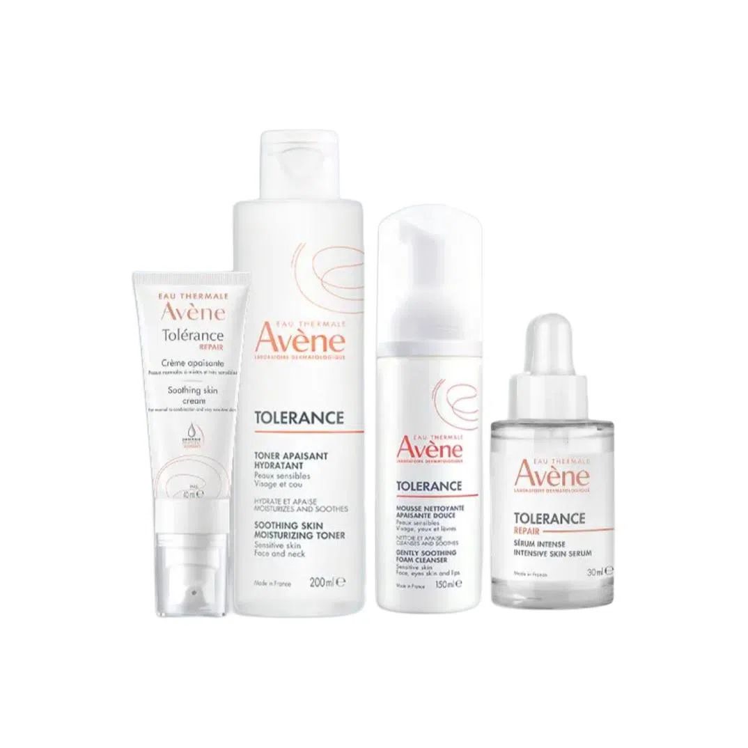 雅漾 清透修护洁面护肤套装 舒缓保湿 四件套