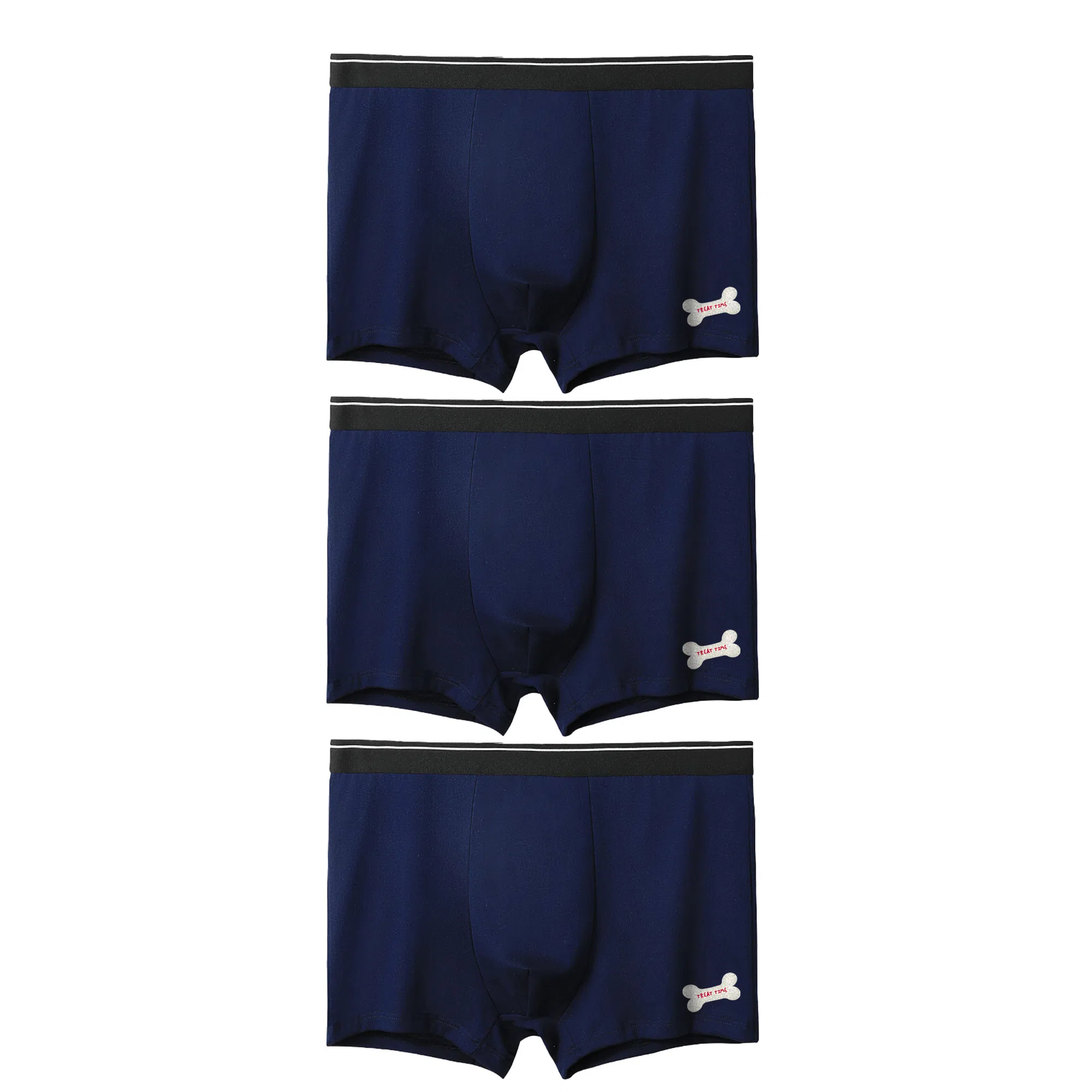 加菲猫家族 中腰透气舒适抗菌平角内裤 男款 组合装