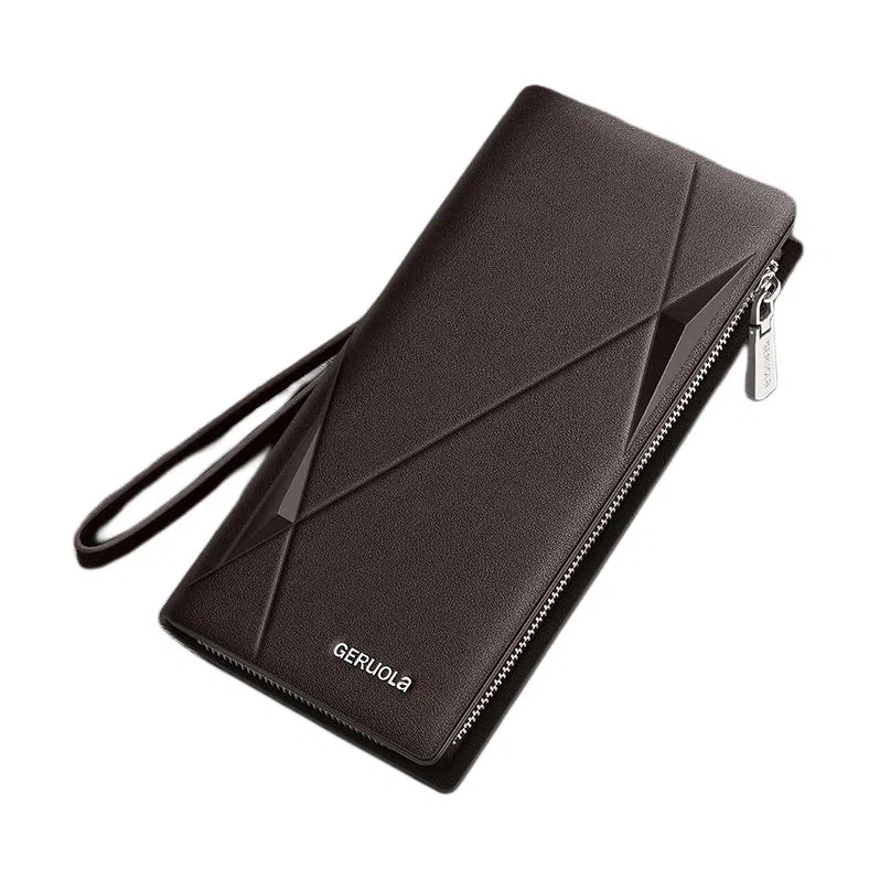 歌若拉 小众设计感多卡位 头层牛皮 钱包 男款 多色