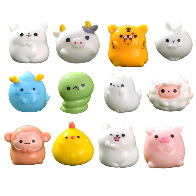 一点潮玩 迷你小动物 成品 可爱 卖萌 治愈 模型