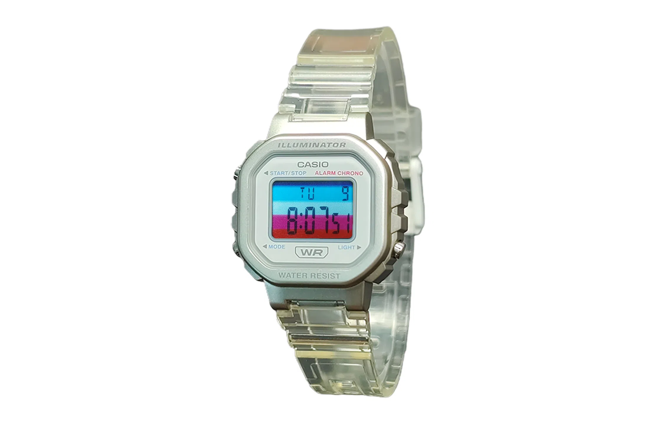 CASIO VINTAGE LA-20WHS-7A-Silver Aurora