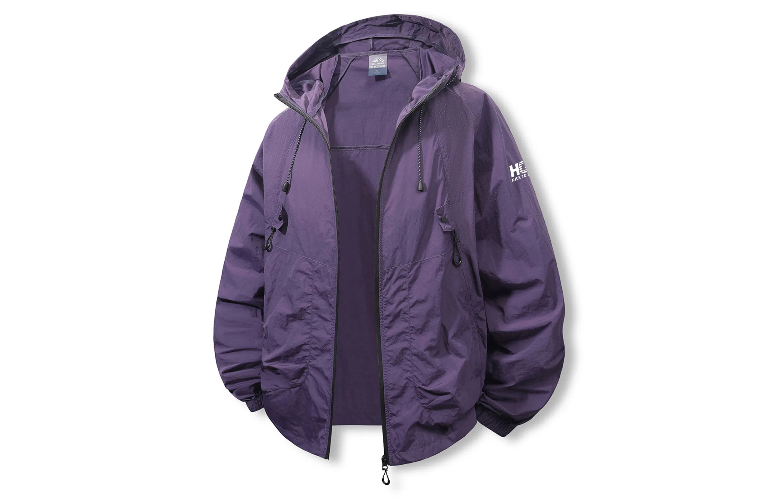 王者荣耀 户外运动露营通勤钓鱼服宽松舒适高街休闲百搭连帽 超轻透气防晒服 男女同款