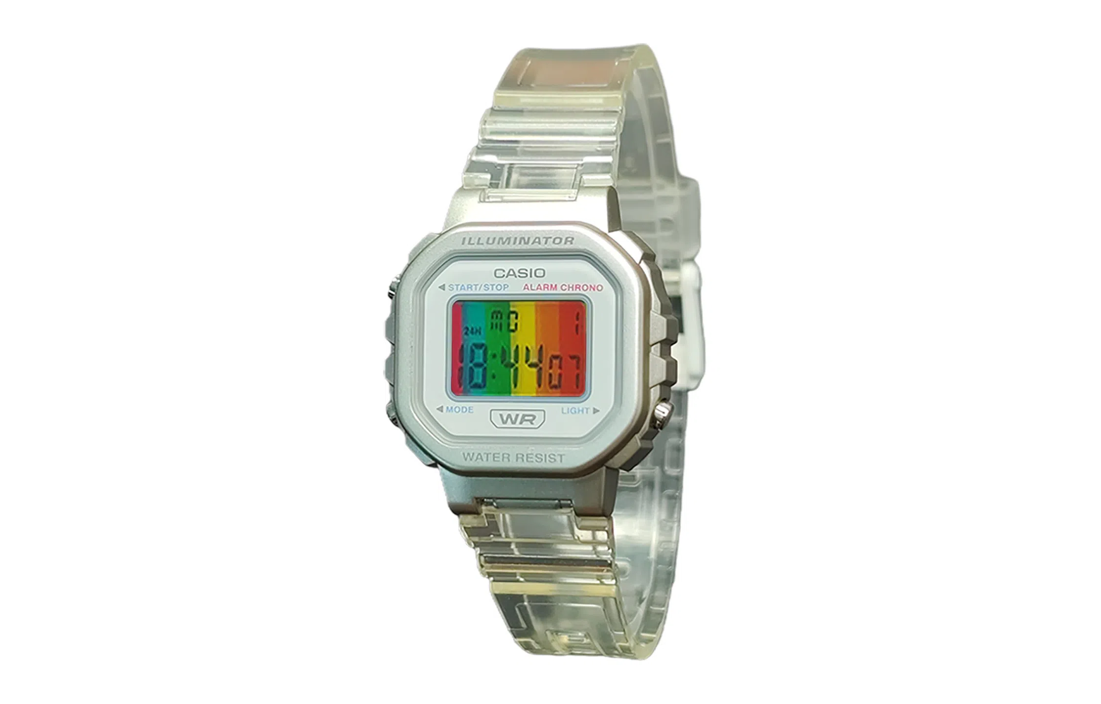 CASIO VINTAGE LA-20WHS-7A-Silver Aurora