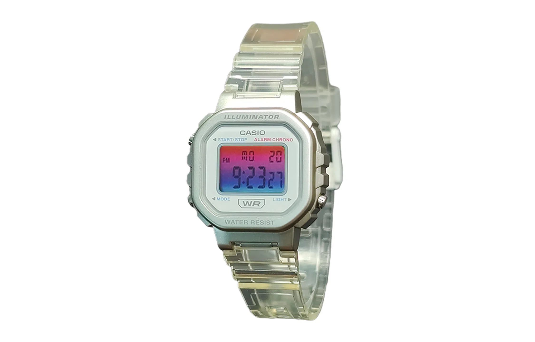 CASIO VINTAGE LA-20WHS-7A-Silver Aurora