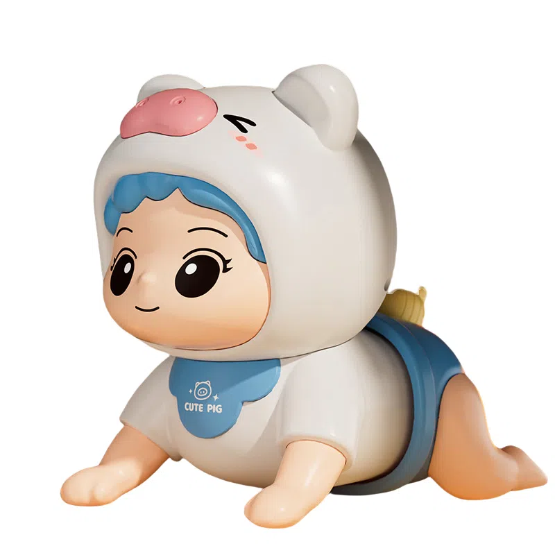 咕轹 电动爬娃 引导抬头训练 早教益智玩具