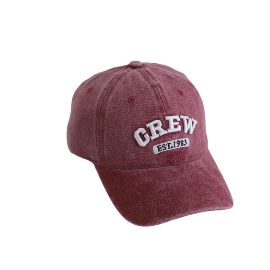 艾佳微 时尚大头围显白显脸小宽檐刺绣韩系简约百搭户外遮阳 棉 鸭舌帽 男女同款情侣款