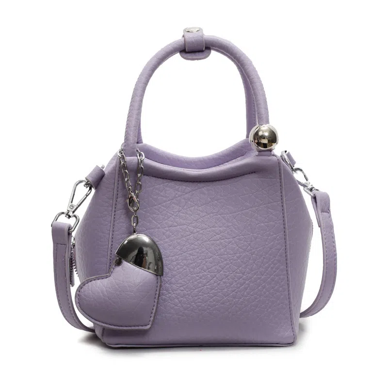 NOMK Litchi Texture Shoulder Bag