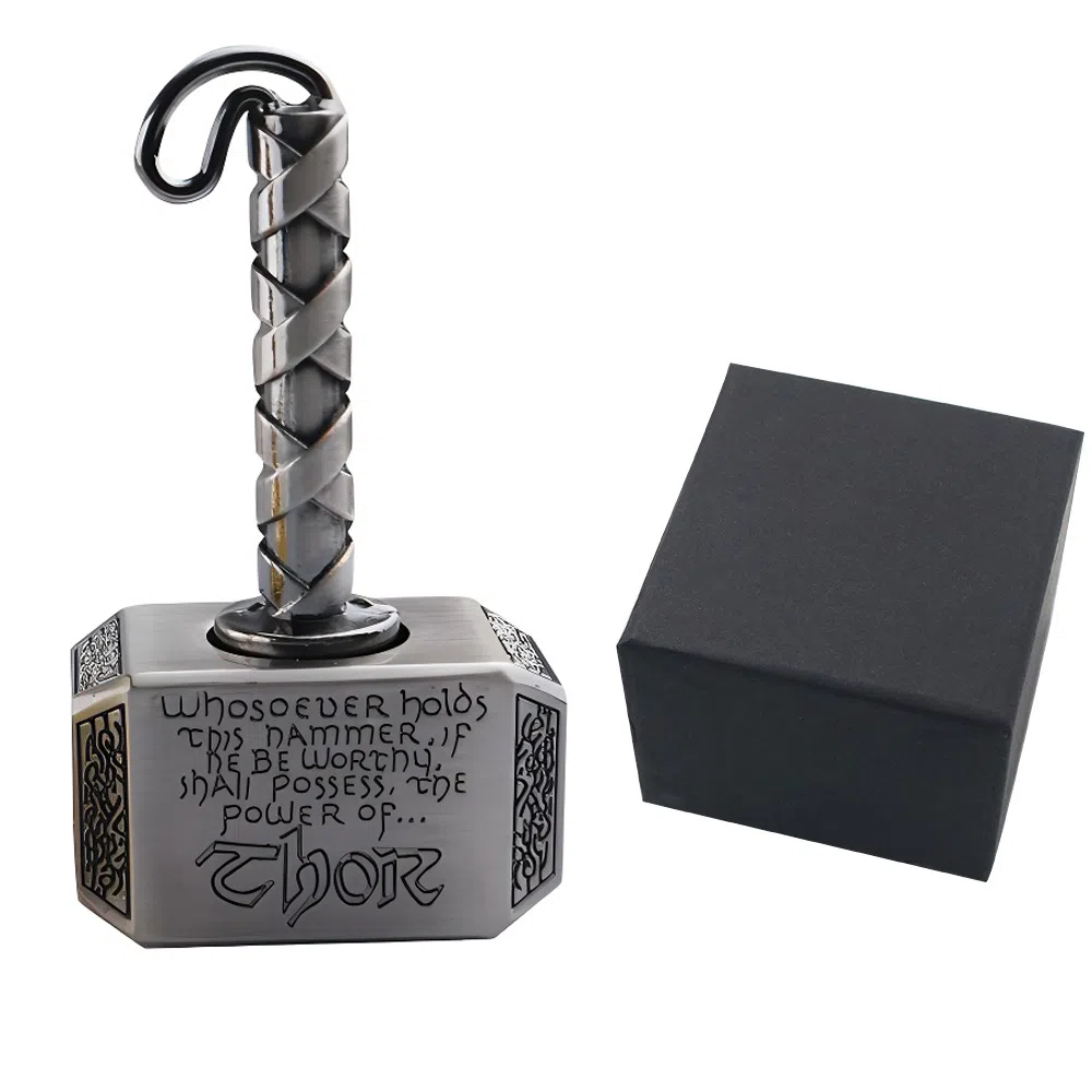 龙智优 雷神之锤猫头鹰电唱机指尖陀螺金属创意 早教益智玩具