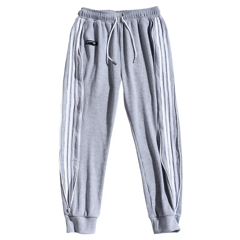 乱步 潮流条纹简约大气运动风长裤舒适耐穿日常休闲裤 男女同款