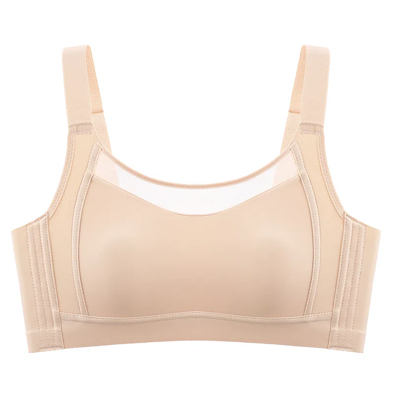 欧迪芬 大胸显小轻薄透气亲肤蕾丝柔软上托聚拢防下垂收副乳文胸 女款