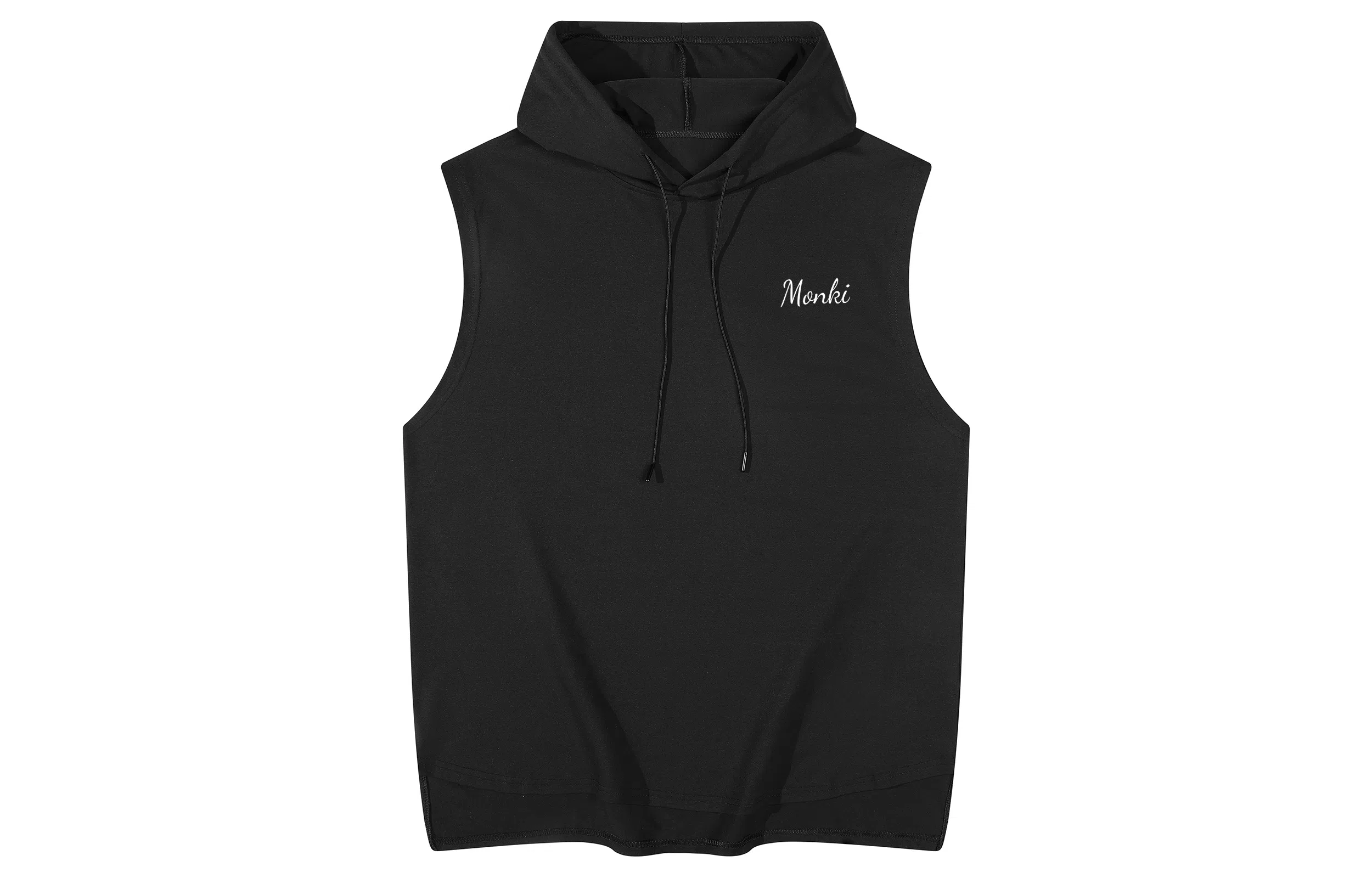 王者荣耀 美式基础款纯色字母坎肩潮宽松舒适户外运动日常通勤无龄感休闲百搭连帽无袖背心 梦奇款 男女同款