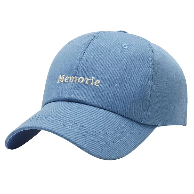 艾佳微 韩版时尚潮流字母刺绣 户外运动防晒遮阳帽 棉 鸭舌帽 男女同款情侣款