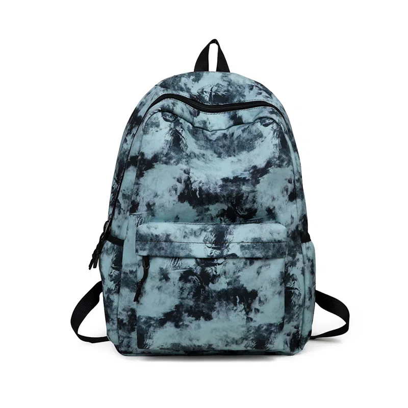 泰格奴 小清新休闲高颜值韩版背包初中生高中生大学生上课百搭书包 尼龙 双肩包 常规 男女同款情侣款 粉红色/卡其色/紫色/绿色/黑色