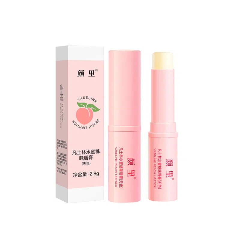 颜里 凡士林水蜜桃润唇膏 保湿