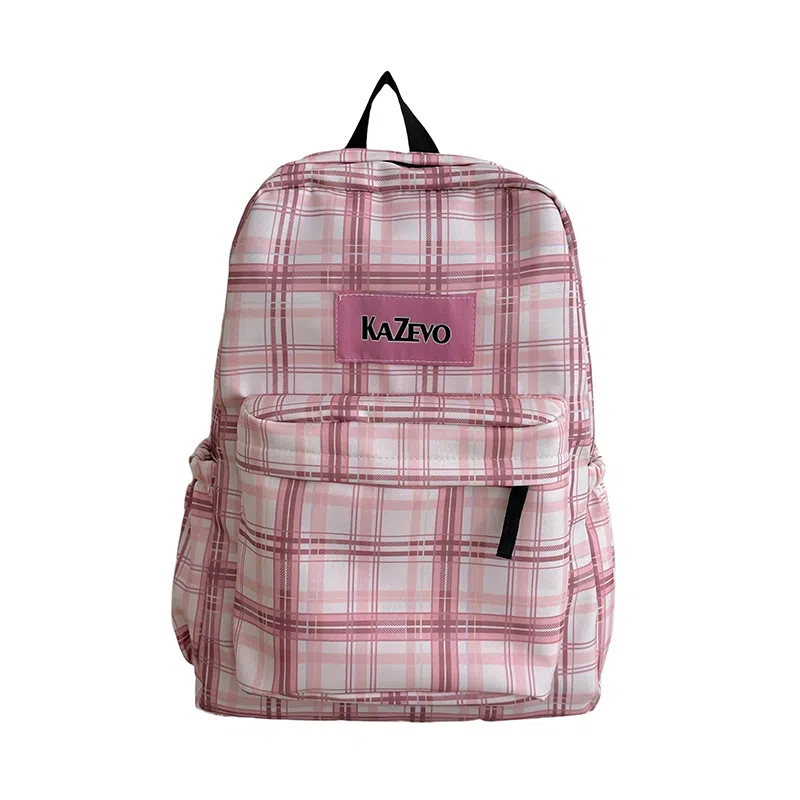 醇龙 简约轻便大容量 尼龙 双肩包 常规 女款 粉色/蓝色/黄色