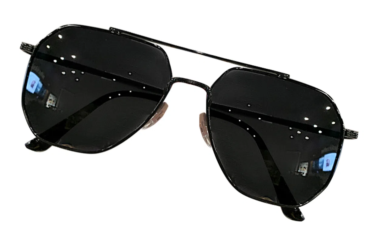 优幽兰 时尚潮流帅气双梁设计感大框显脸小百搭高级感小众开车防紫外线 合金 飞行员式 太阳眼镜 男女同款情侣款