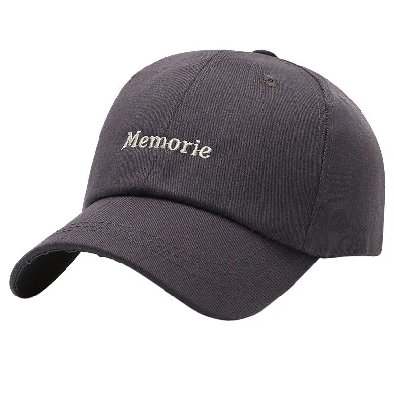 艾佳微 韩版时尚潮流字母刺绣 户外运动防晒遮阳帽 棉 鸭舌帽 男女同款情侣款