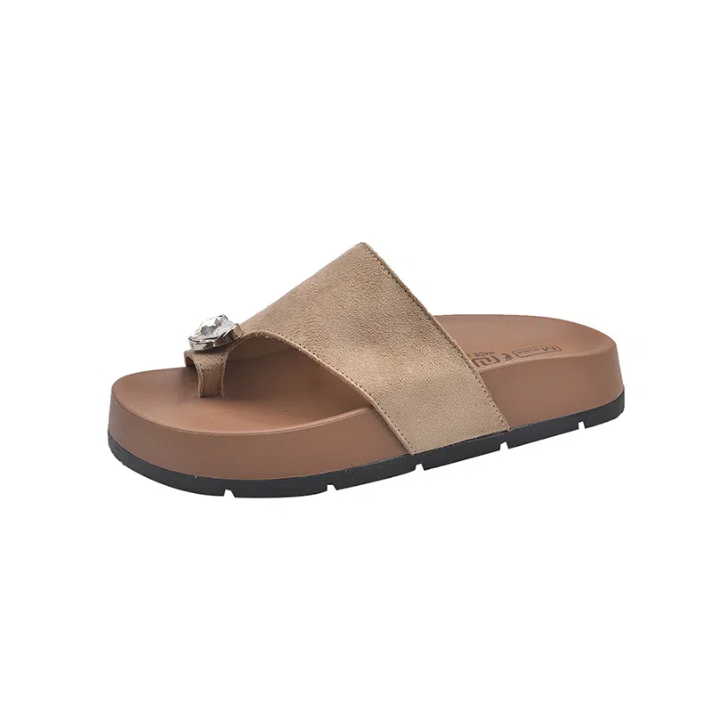 南极人 小香风气质时尚居家户外休闲百搭人字拖鞋 女