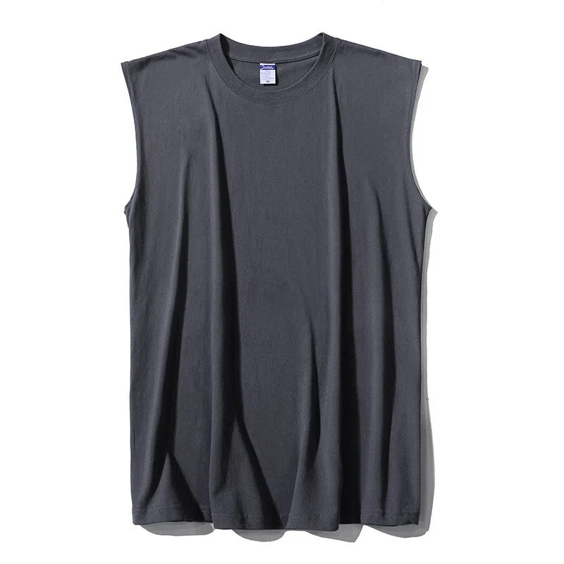 乱步 潮流简约运动无袖透气坎肩外穿夏季内搭上衣打底衫青少年学生背心 男女同款