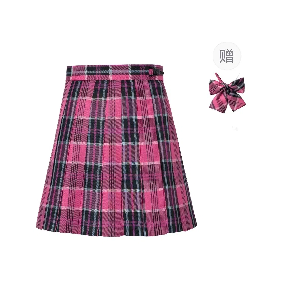 柏黛妃 优雅清新温柔格子休闲短裙 女款