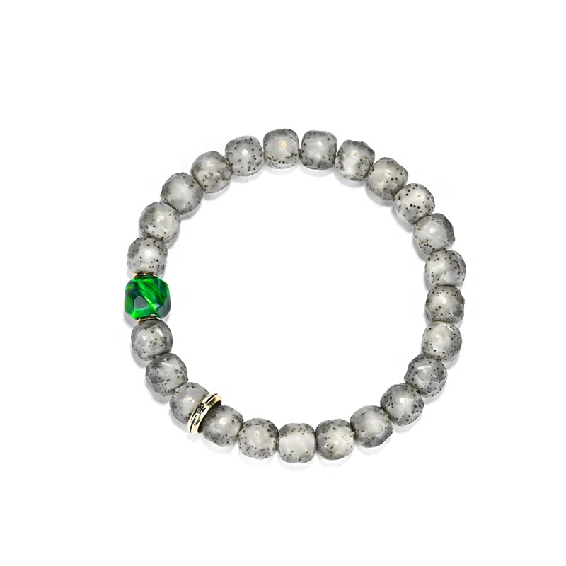 钰澜文玩 小冰糖无相隔珠搭配款佛珠 星月菩提 手串 男女同款情侣款