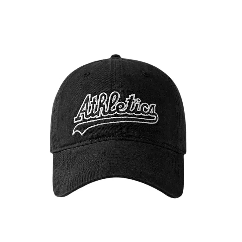 艾佳微 遮阳帆布时尚显脸小大码学生潮百搭遮阳帽潮流字母 棉 鸭舌帽 男女同款情侣款