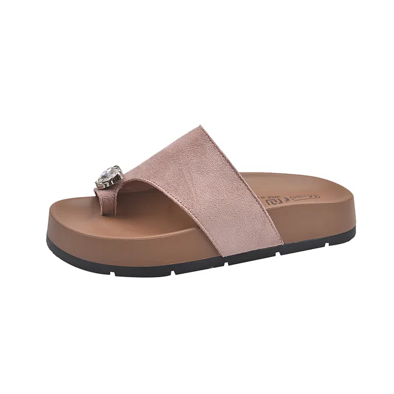 南极人 小香风气质时尚居家户外休闲百搭人字拖鞋 女