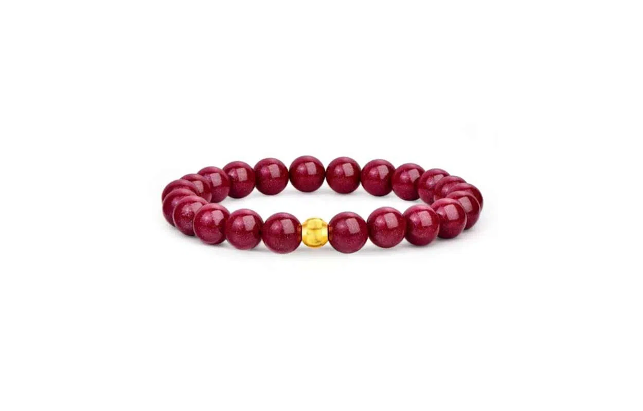 百利金 紫金砂 国潮复古新中式平安转运吉祥纳福简约精致轻奢气质小众设计转运珠手饰#好运再造辰砂 朱砂 手串 男女同款情侣款