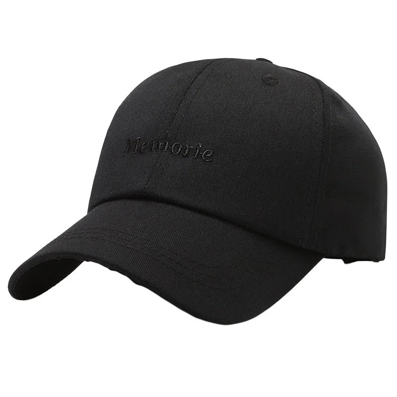 艾佳微 韩版时尚潮流字母刺绣 户外运动防晒遮阳帽 棉 鸭舌帽 男女同款情侣款