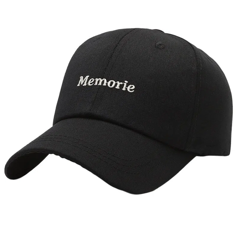 艾佳微 韩版时尚潮流字母刺绣 户外运动防晒遮阳帽 棉 鸭舌帽 男女同款情侣款
