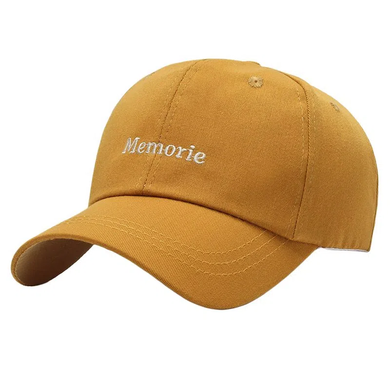 艾佳微 韩版时尚潮流字母刺绣 户外运动防晒遮阳帽 棉 鸭舌帽 男女同款情侣款