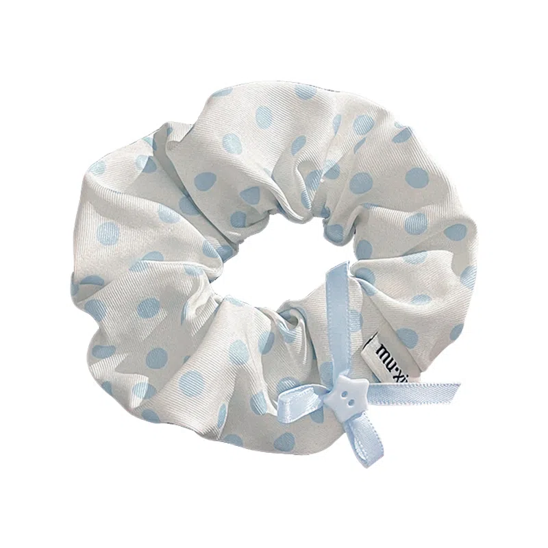 蒙妮 超仙森系波点 布艺 发圈 女款