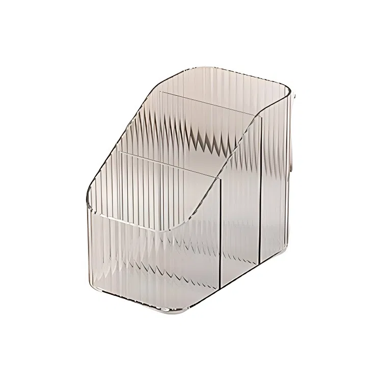 未来枫情 透明桌面化妆品收纳盒 分格设计