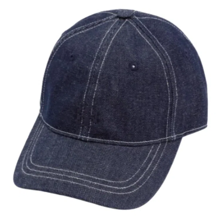 Tory Burch Classic Cotton Cap Navy Blue
