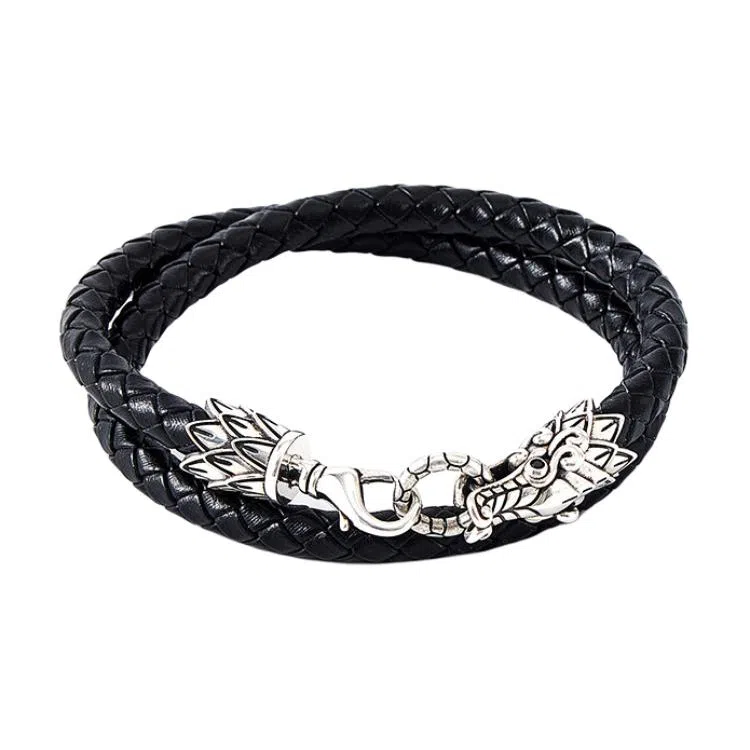 Native Stranger Braided Leather Bracelet