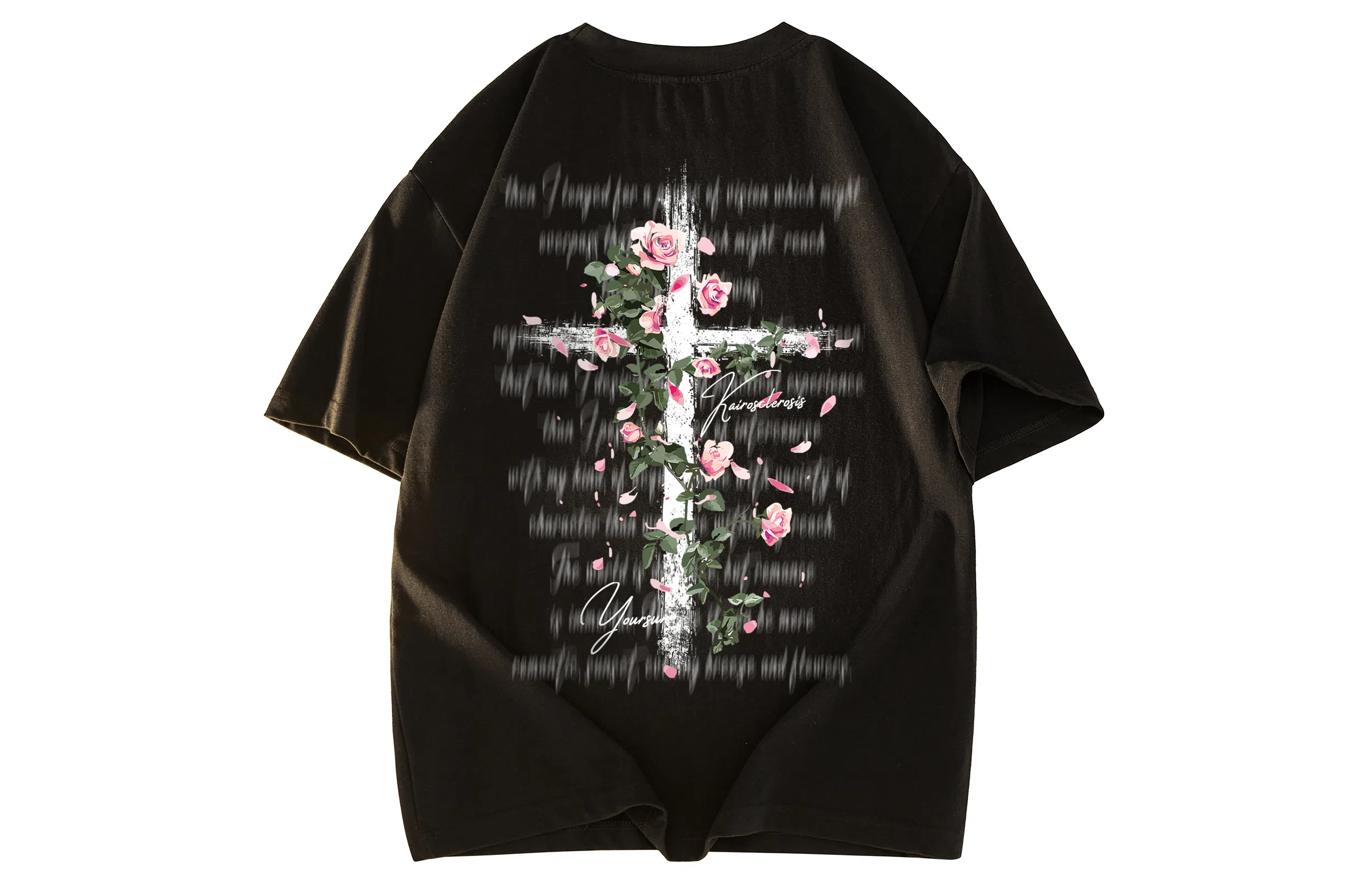 Yiershuang Cross Rose Tee
