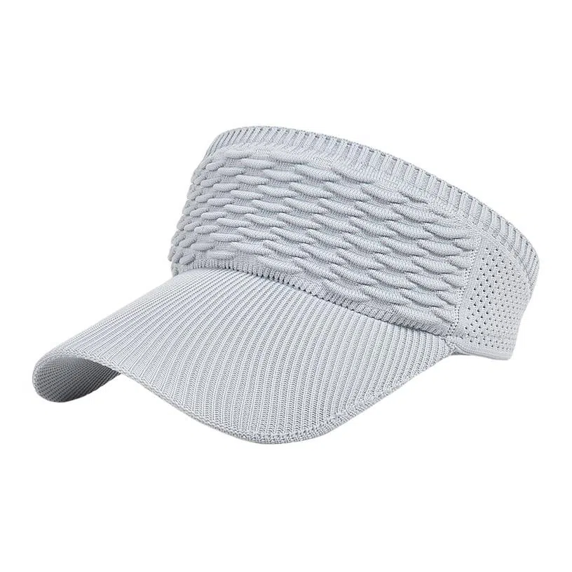 女士户外运动空顶帽时尚舒适透气防晒遮阳 优质编织涤纶材质 时尚空顶帽与鸭舌帽 男女同款情侣款