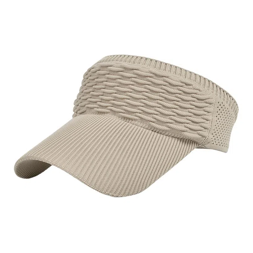 女士户外运动空顶帽时尚舒适透气防晒遮阳 优质编织涤纶材质 时尚空顶帽与鸭舌帽 男女同款情侣款