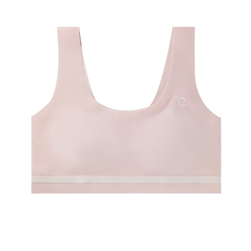 欧迪芬 冰丝轻薄透气柔软亲肤青少年发育内衣宽肩带弹力大无痕清凉感夏季文胸 女款