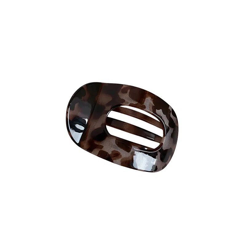 水中玉 气质鸭嘴夹高级感半扎发一字夹发卡后脑勺盘发鲨鱼夹子头饰 亚克力 发夹 女款