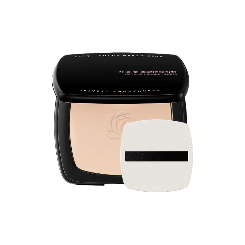 初夏堂 柔雾持妆粉饼定妆 控油防水彩妆持久