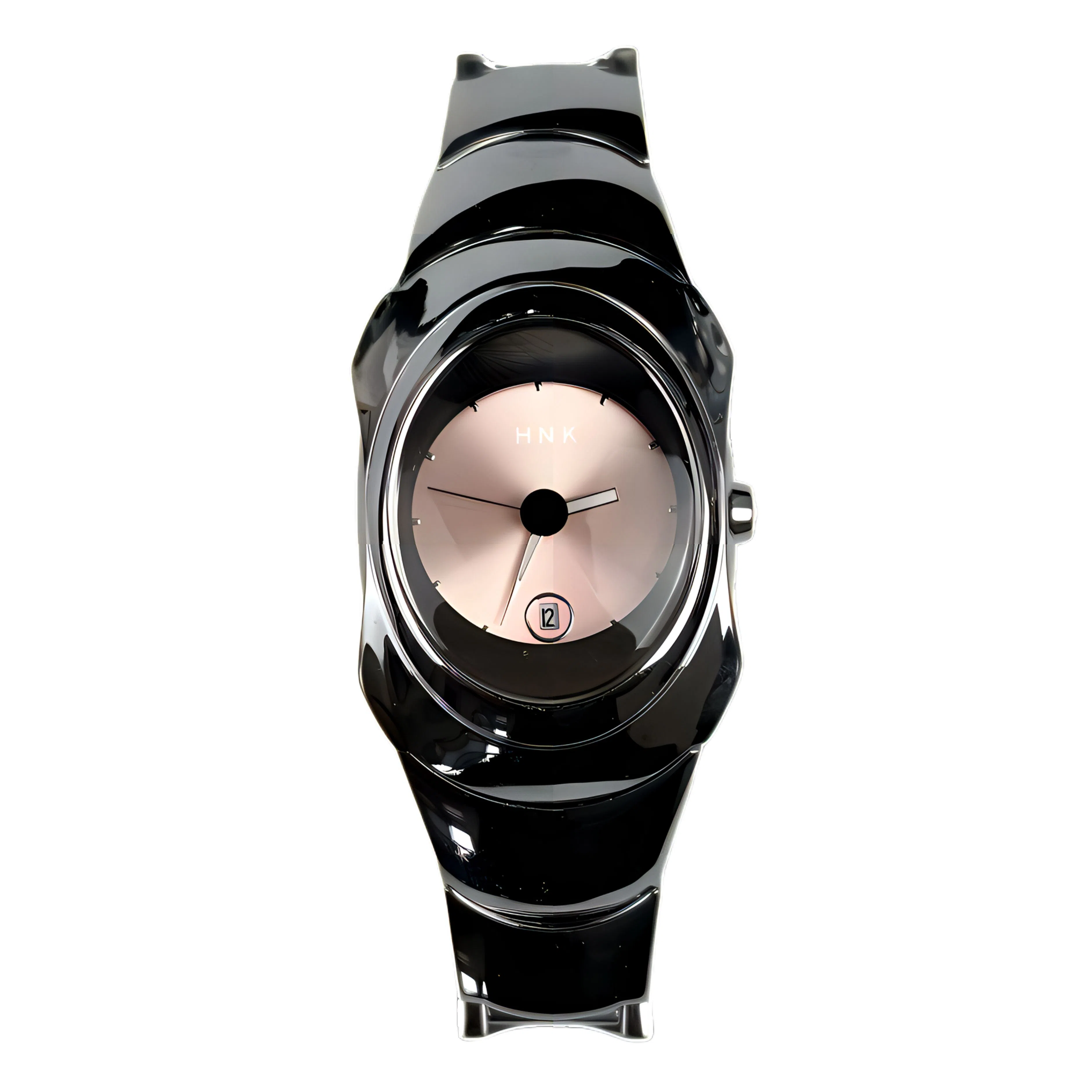 HNK Quartz Stainless Steel White Dial