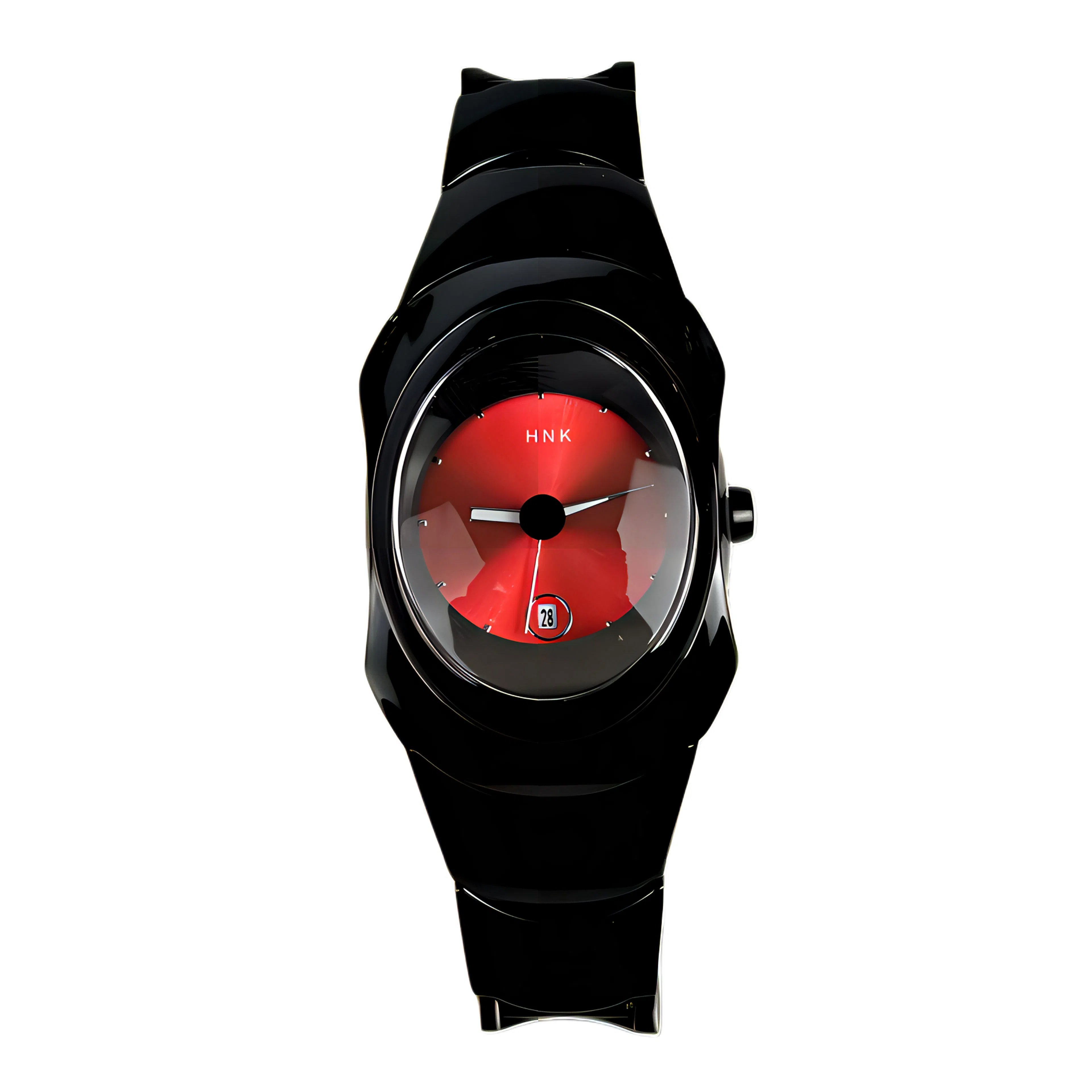 HNK Quartz Stainless Steel White Dial