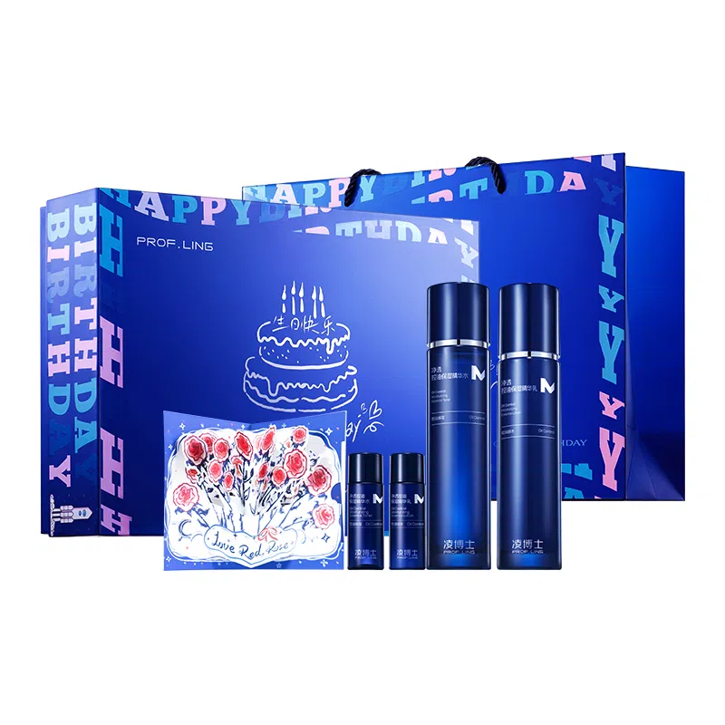 凌博士 男士 护肤套装 补水紧致舒缓抗皱保湿控油