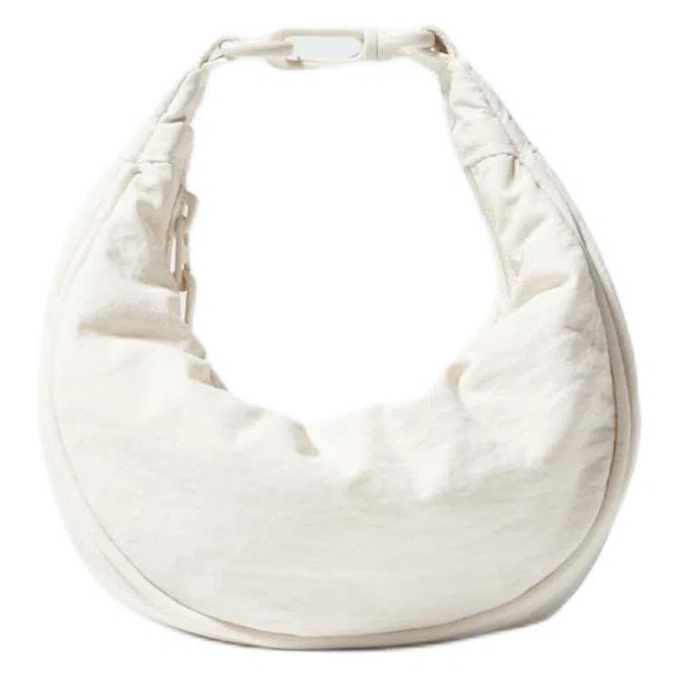 UNIQLO Mini Nylon Tote Bag White