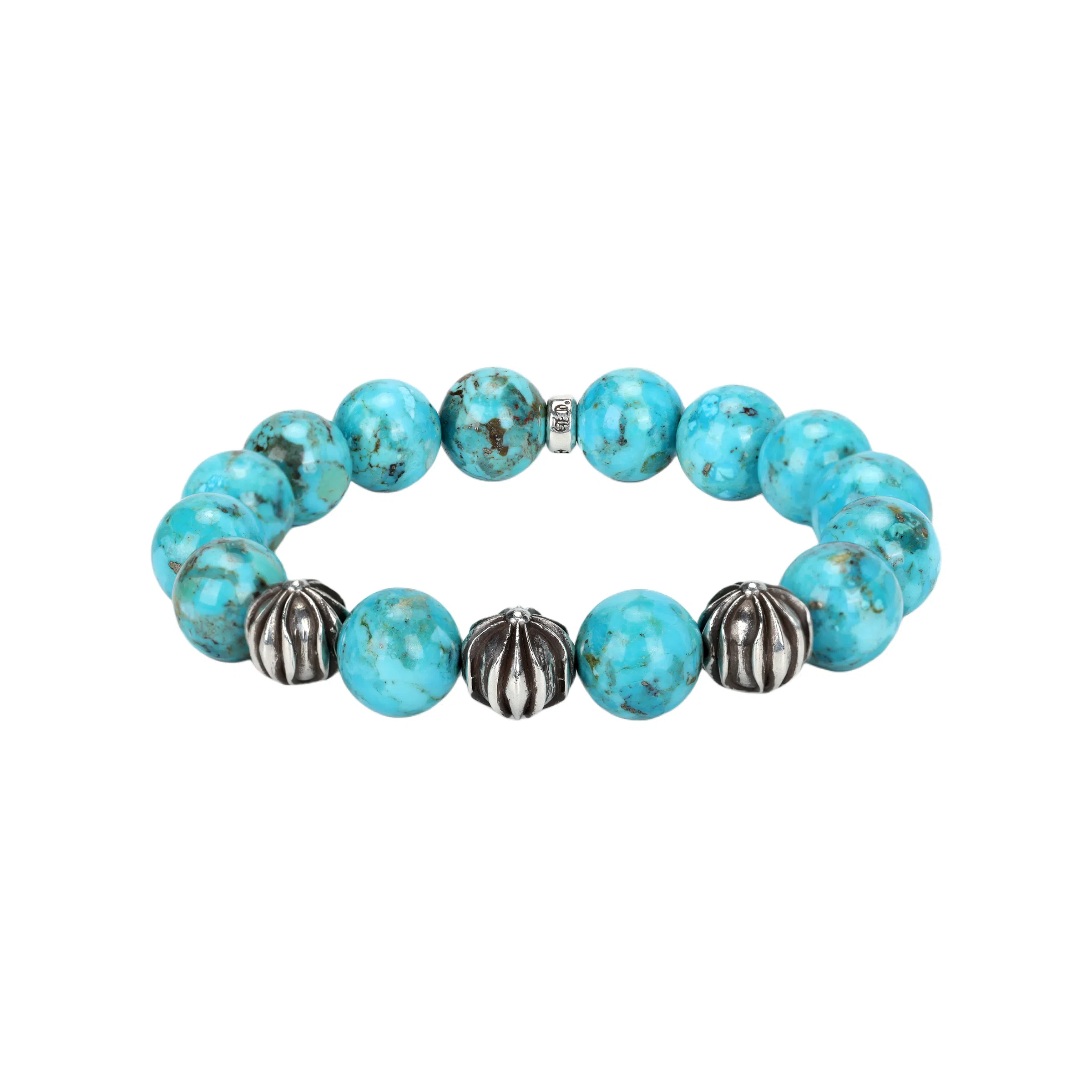 Chrome Hearts 12mm Turquoise Bracelet